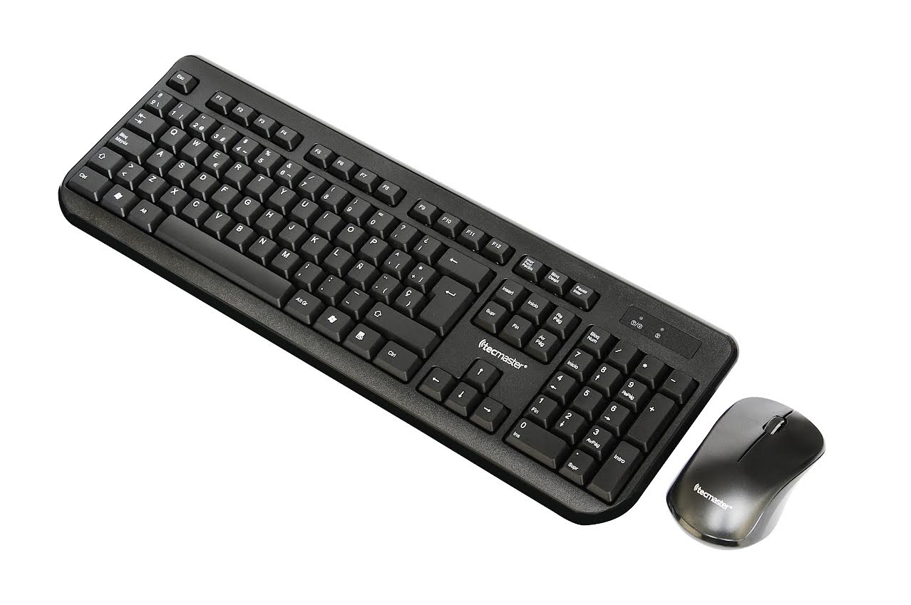 Kit Teclado y Mouse Inalambrico Tecmaster Multimedia 100512