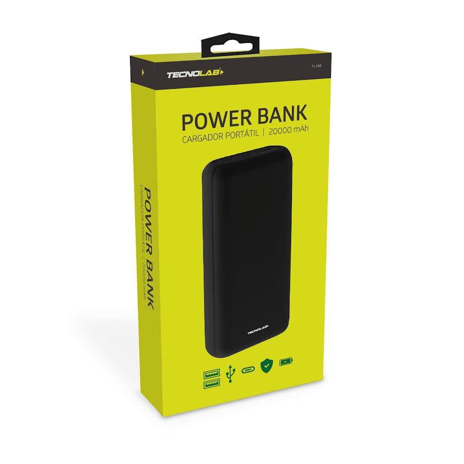 PowerBank 20.000 mAh Turbo Quick Charge PD Type-C + USB 18W