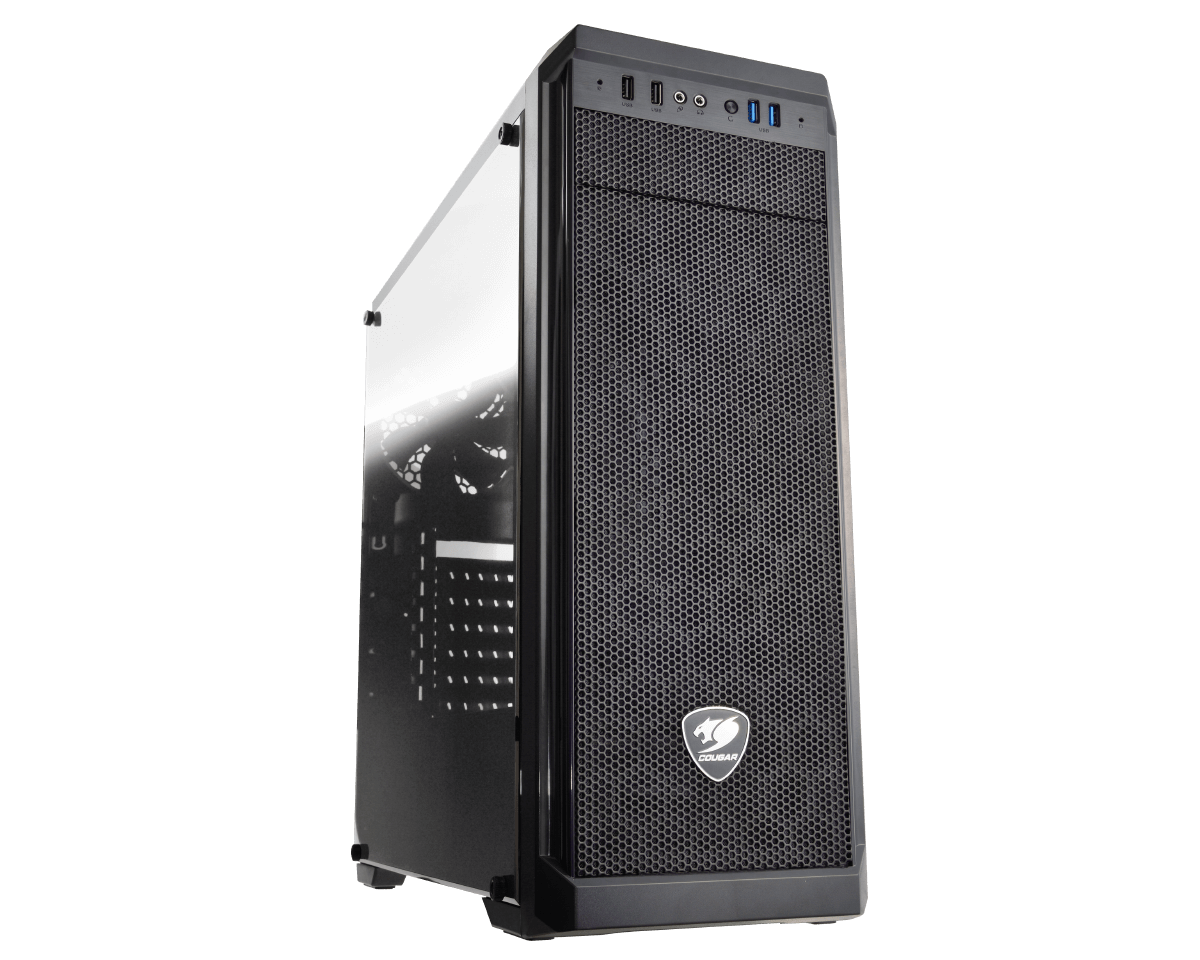 Gabinete Cougar Mx330-G con Vidrio Lateral Templado