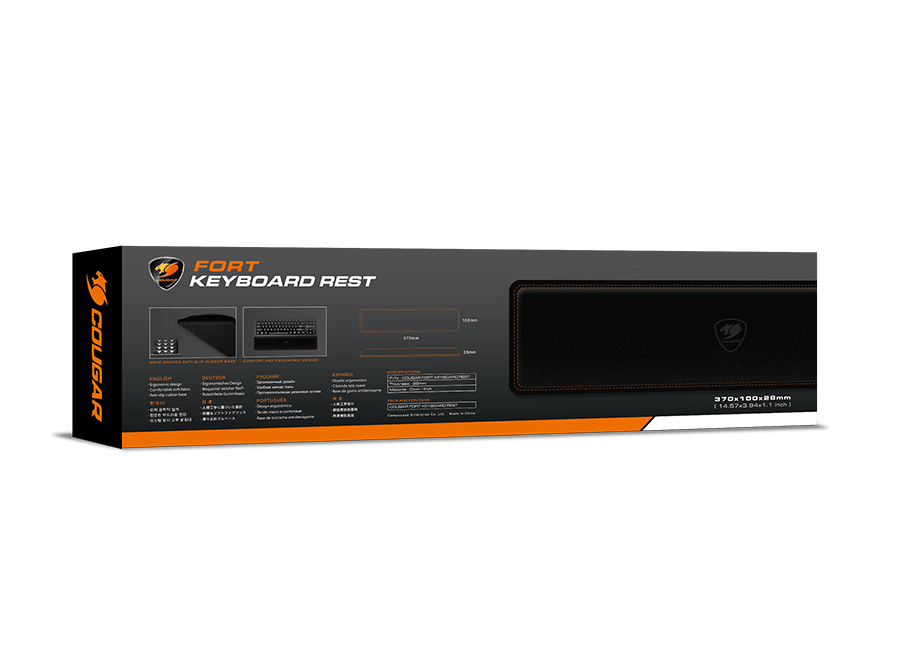 Apoya Muñeca Gamer Cougar Fort Ergonomic Edition