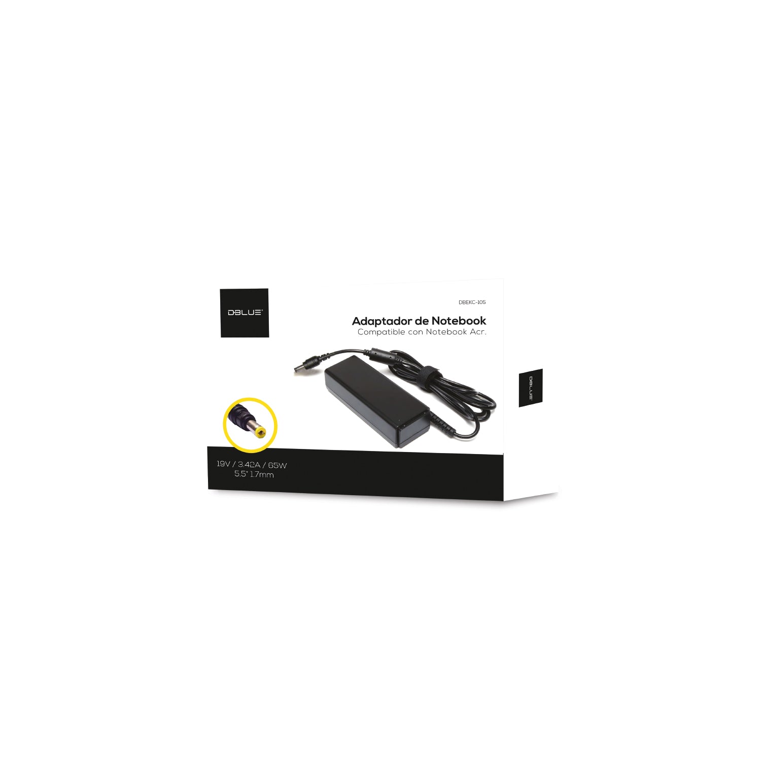 Cargador Notebook Para Acer 19V/3.42A 65W 1.7*5.5m Dbekc-105