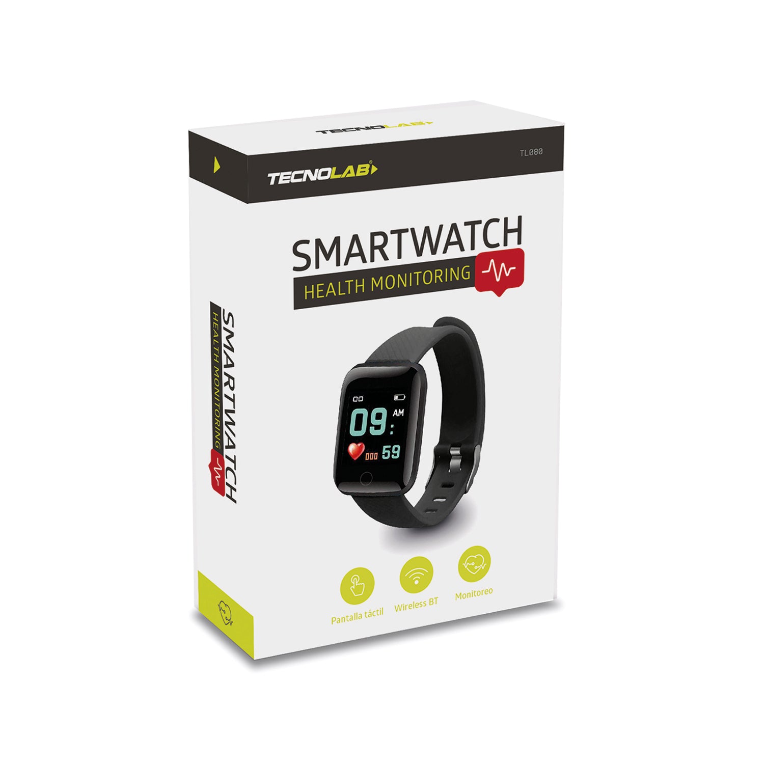 Smartwatch Touch Deportivo Multi Funciones Deportivas Negro