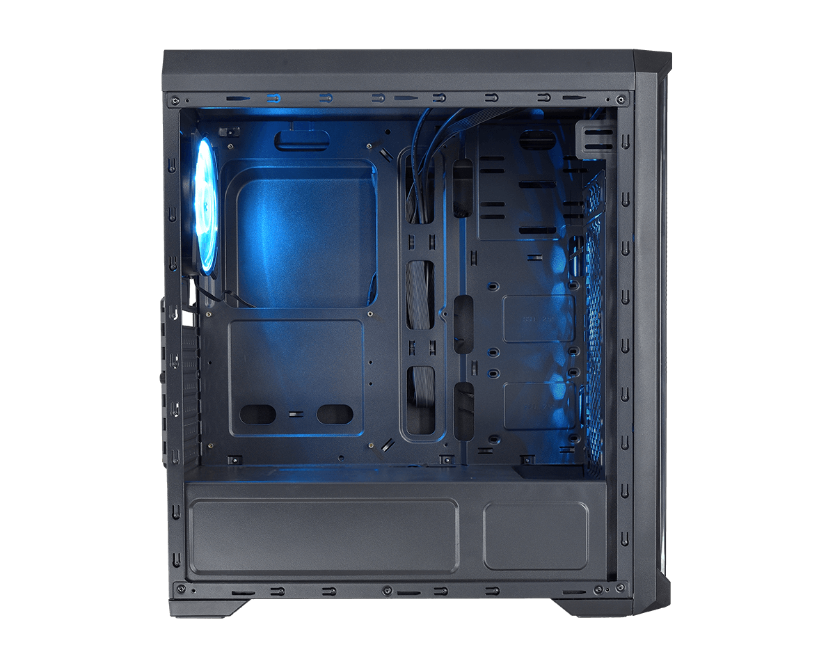 Gabinete Cougar + Lateral Vidrio Templado +3 FAN MX330-G AIR