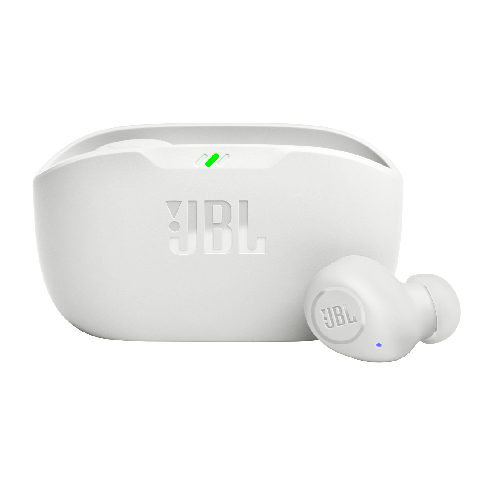 Audífonos JBL Bluetooth TWS Wave Buds Autonomía de 32H White