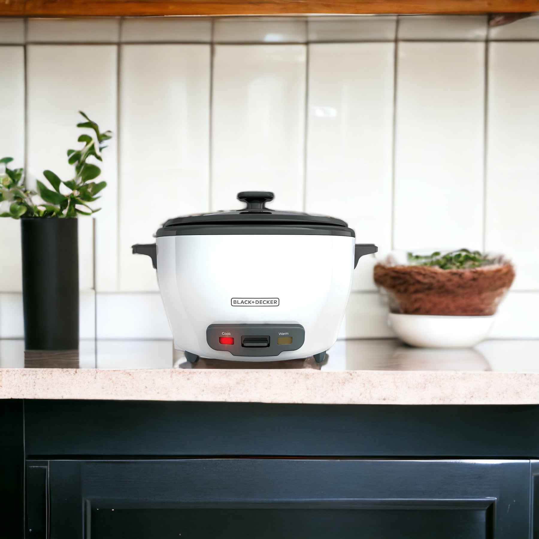 Olla Eléctrica Arrocera Multifuncional Black+Decker RC5225CL