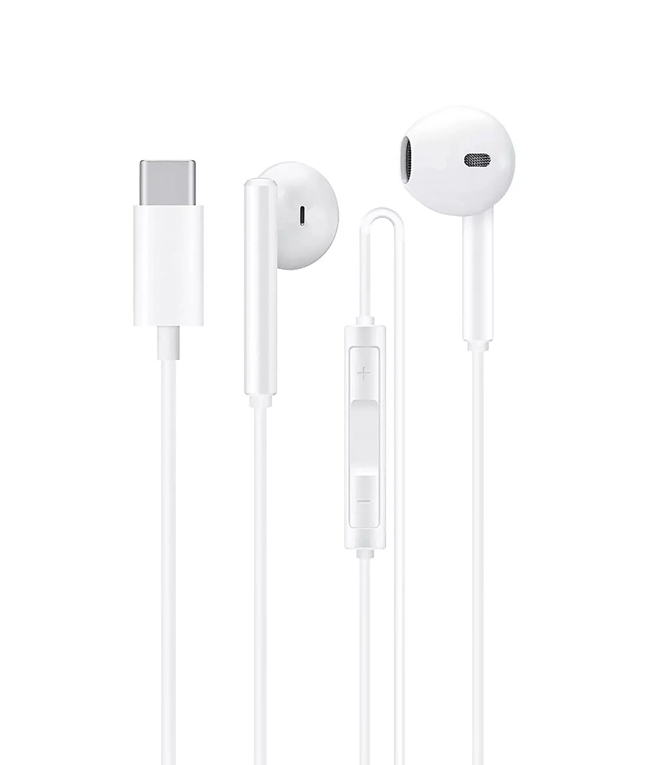 Audífonos Type-C HIFI con Manos Libre Tecmaster White 300516