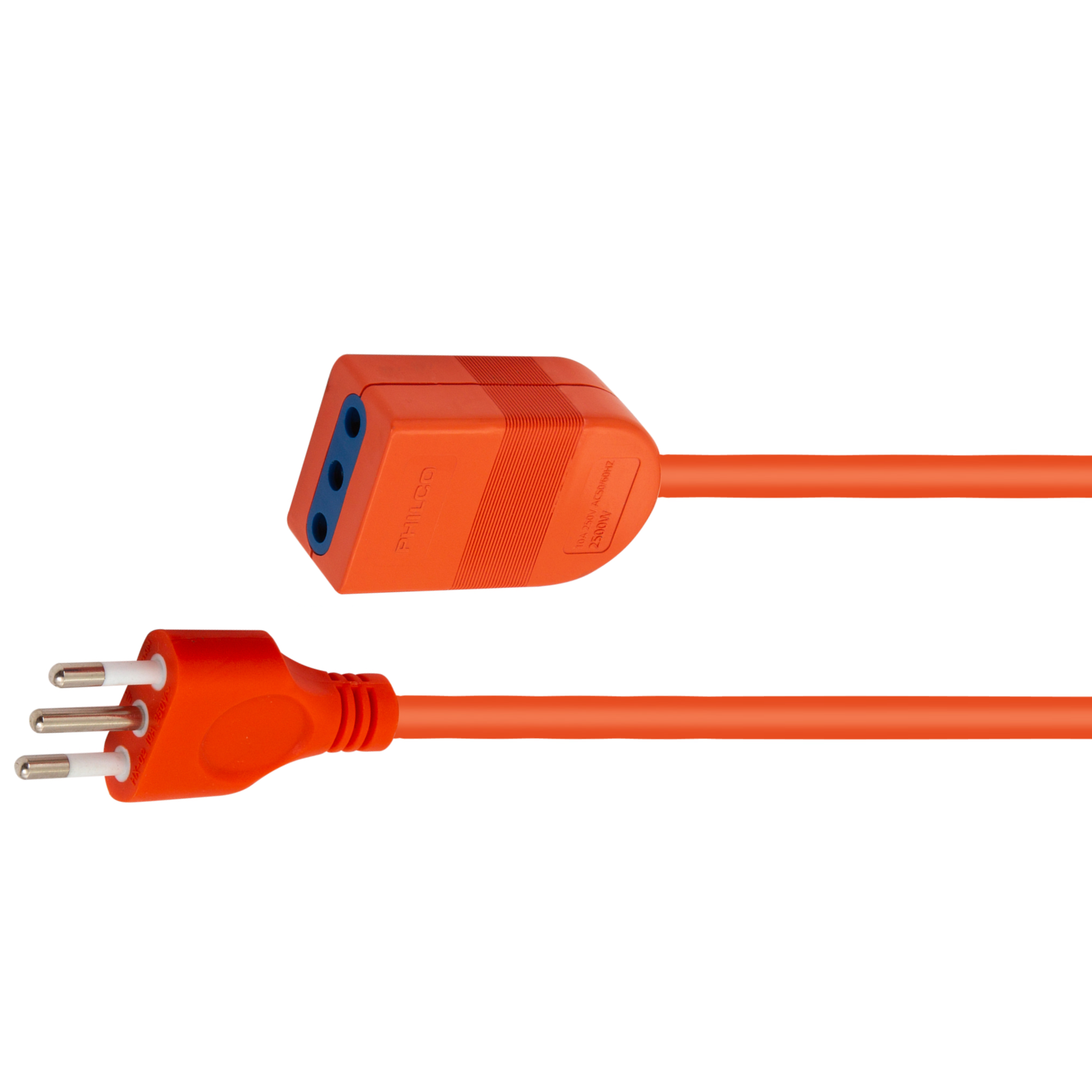 Extensión Eléctrica 15 Metros SEC XT49/ 2500W/ 10A Naranjo