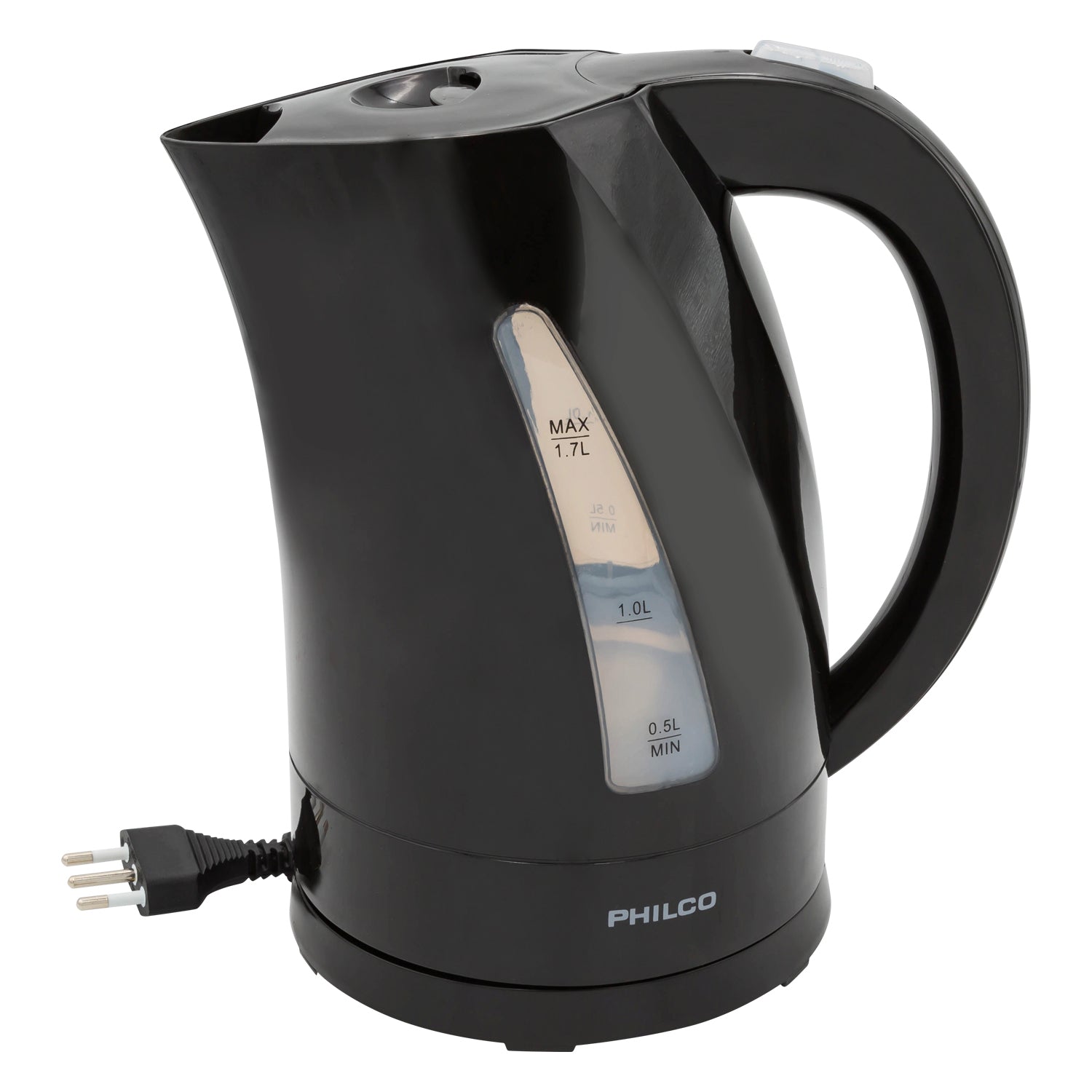 Hervidor Eléctrico Philco 1.7L 2200W K-17BK + Base Giratoria