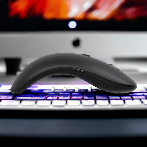 Mouse Ergonomico Inalámbrico Bluetooth + Nano USB 2.4G MB634