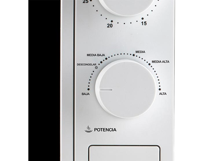 Microondas Thomas 18 Litros Blanco 700W De Potencia