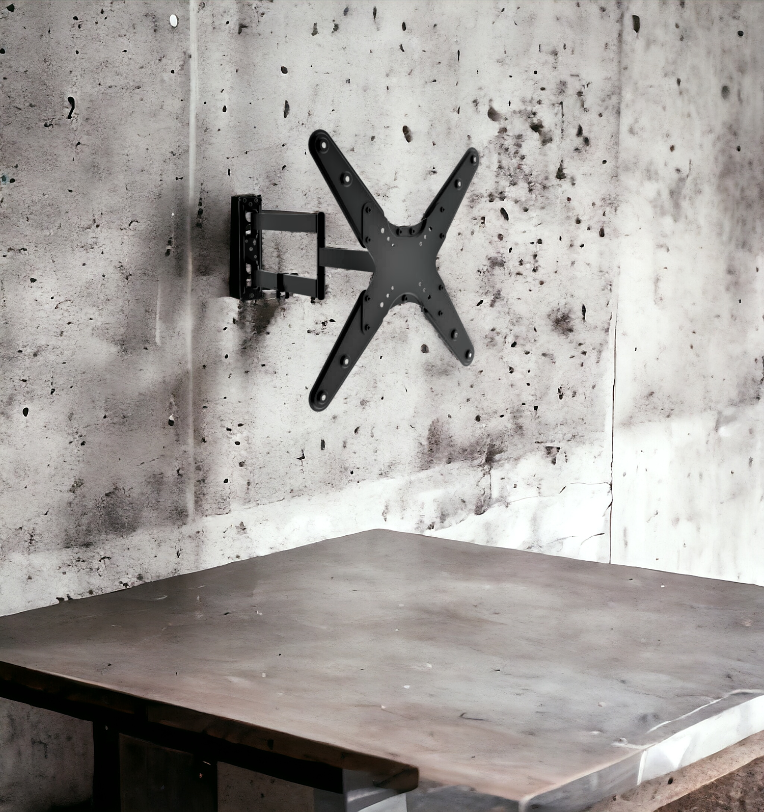 Soporte TV con Brazo Reforzado de Acero 26" A 55" Universal