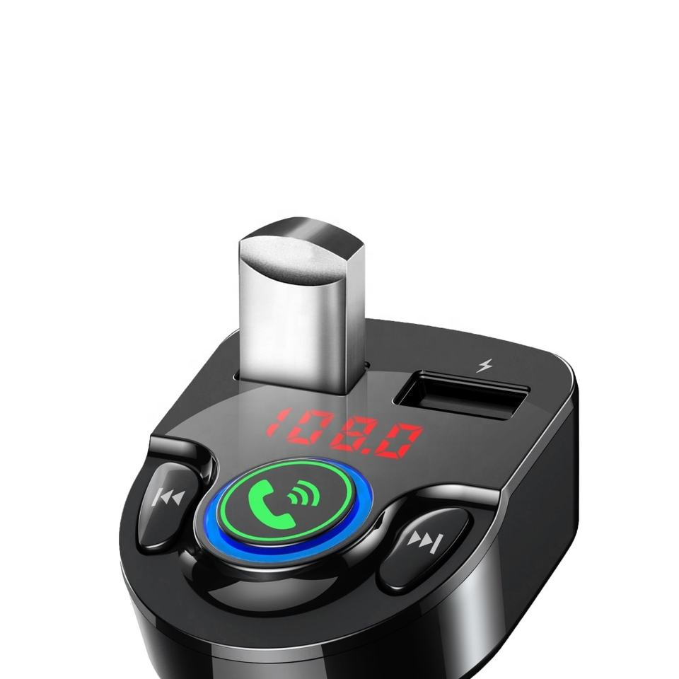Transmisor FM para Auto BT + Manos Libres + Cargador 3A/ MP3