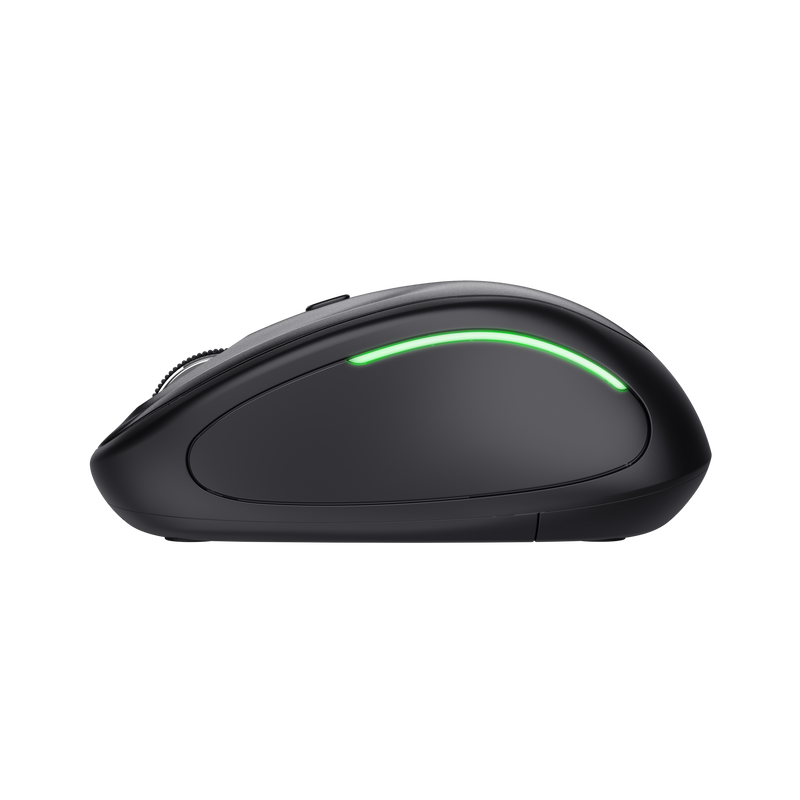 Mouse Inalambrico Trust YVI FX RetroIluminado Black 22333-03