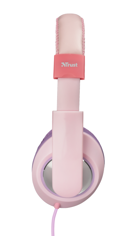 Audifonos Para Niñas Rosado con Limitador de Volumen Trust
