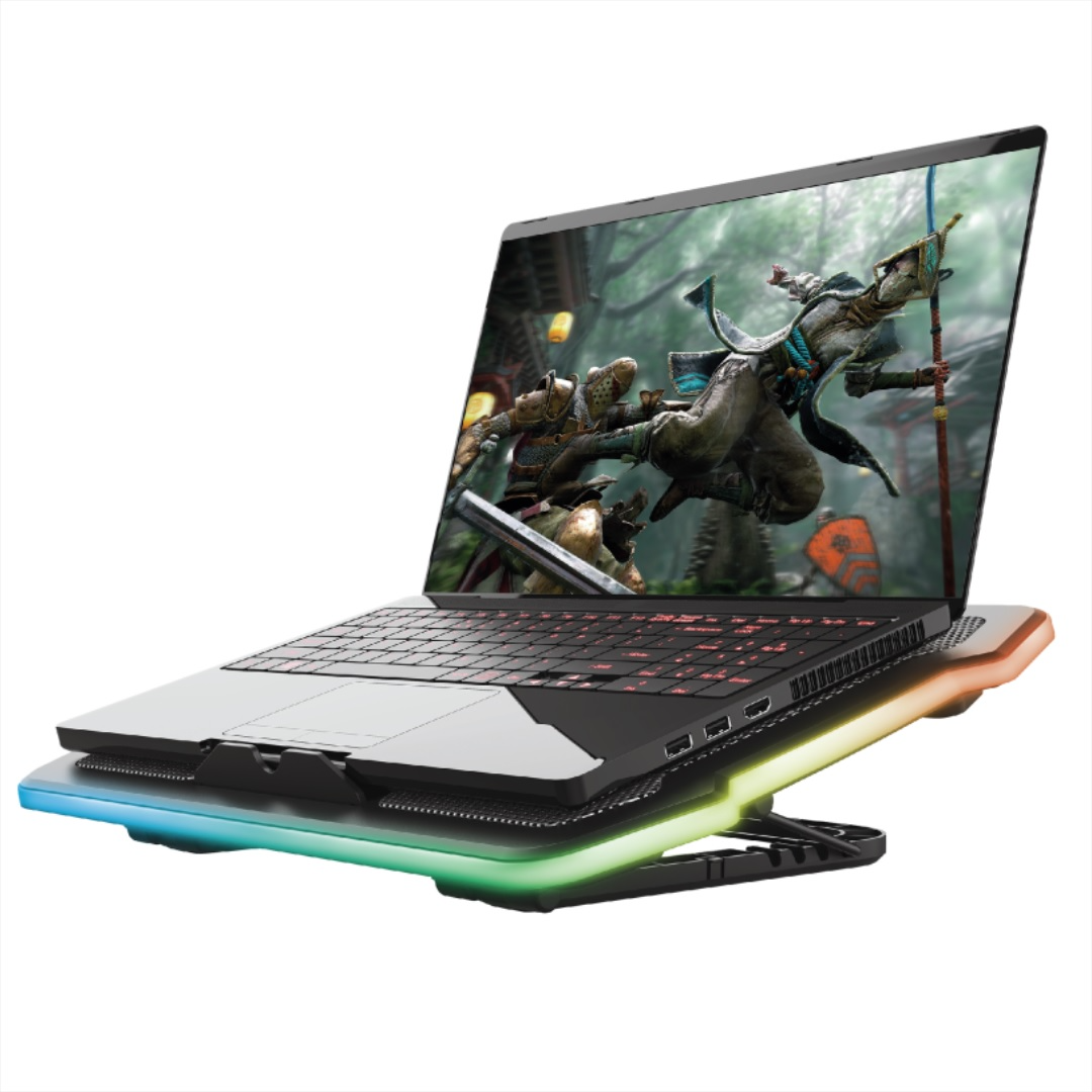 Ventilador para Notebook Trust GXT Aura RGB 17.3” Ajustable
