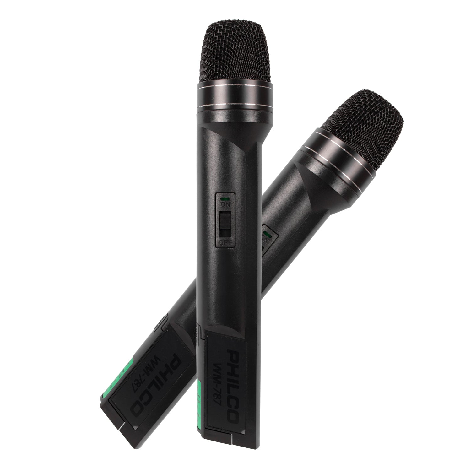 Pack de 2 Micrófonos Inalámbricos VHF PRO WM-787 Audio HD