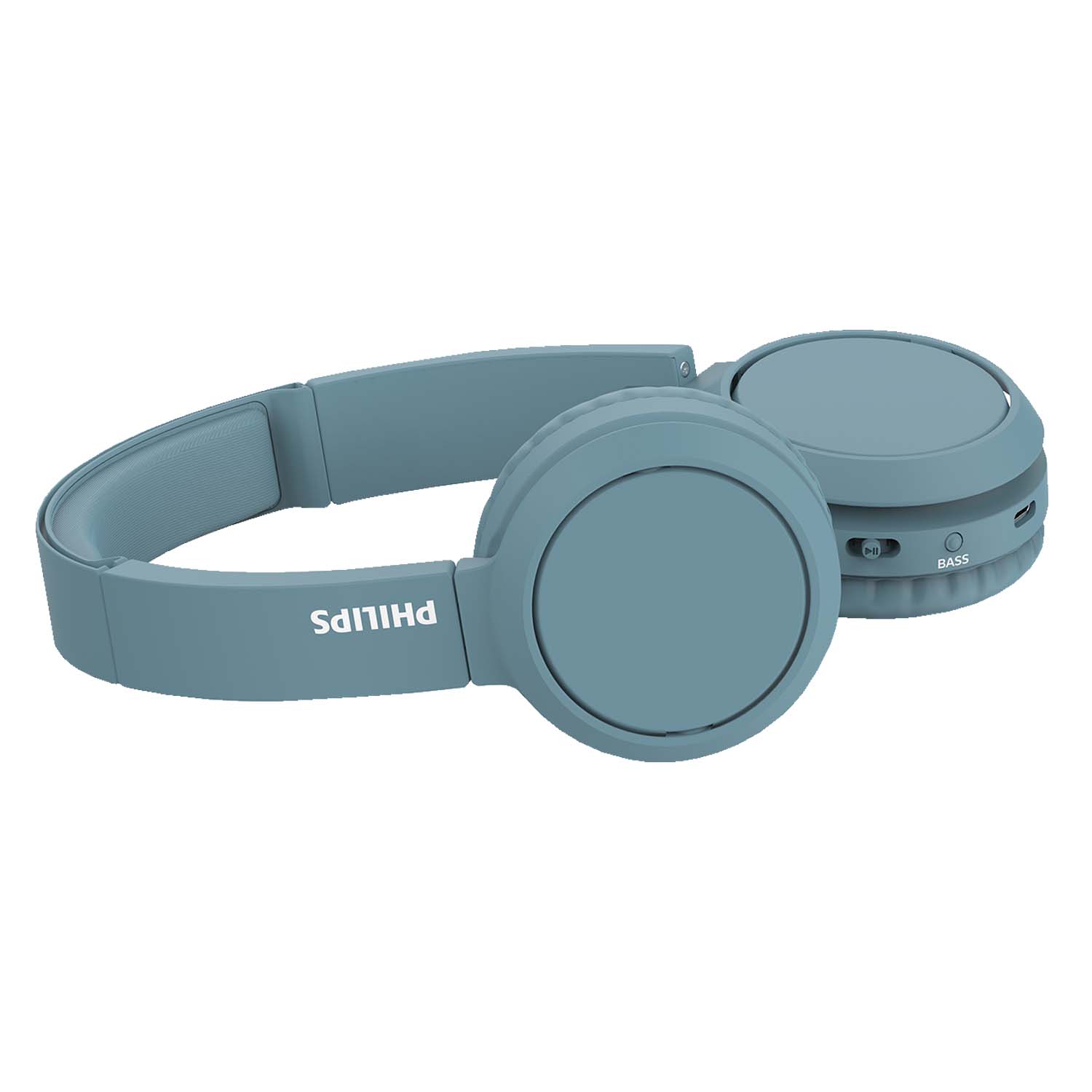 Audífonos Bluetooth Philips 29H de Autonomía TAH4205BL Azul