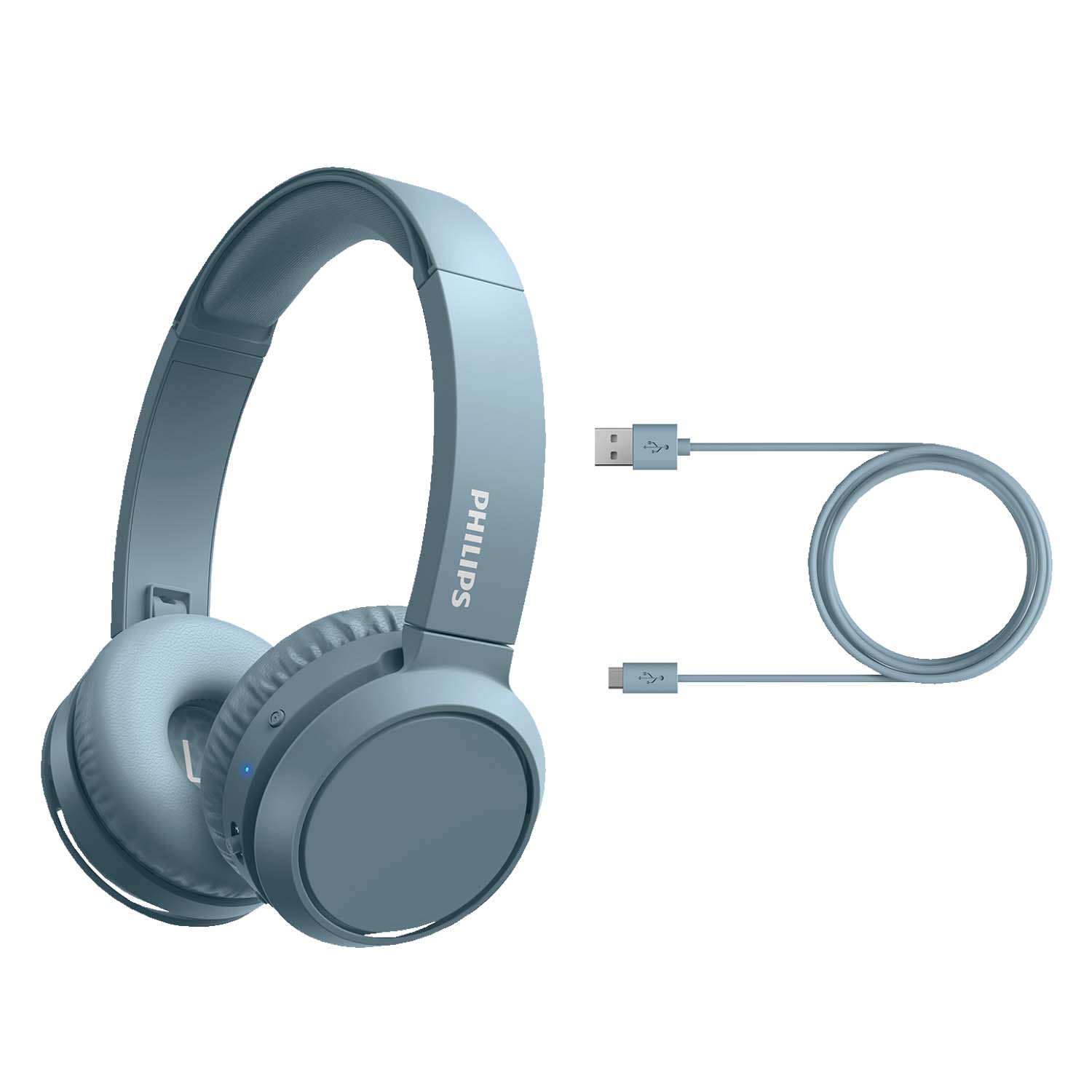 Audífonos Bluetooth Philips 29H de Autonomía TAH4205BL Azul