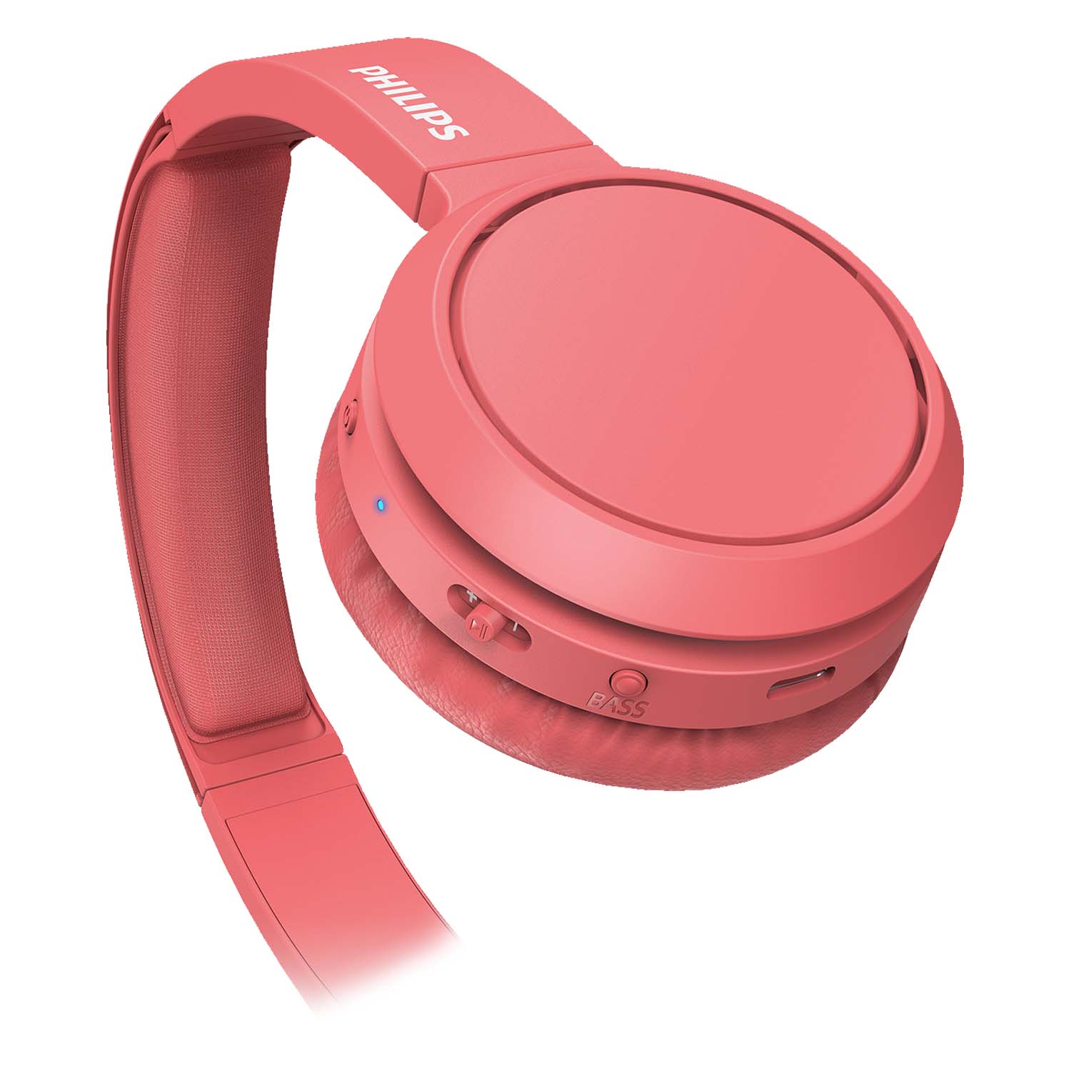 Audífonos Bluetooth Philips 29H de Autonomía TAH4205RD Rojo