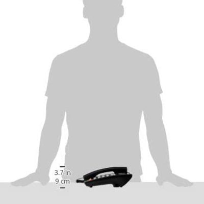 Teléfono De Red Fija Uniden Con Manos Libre Sobre Mesa 7413