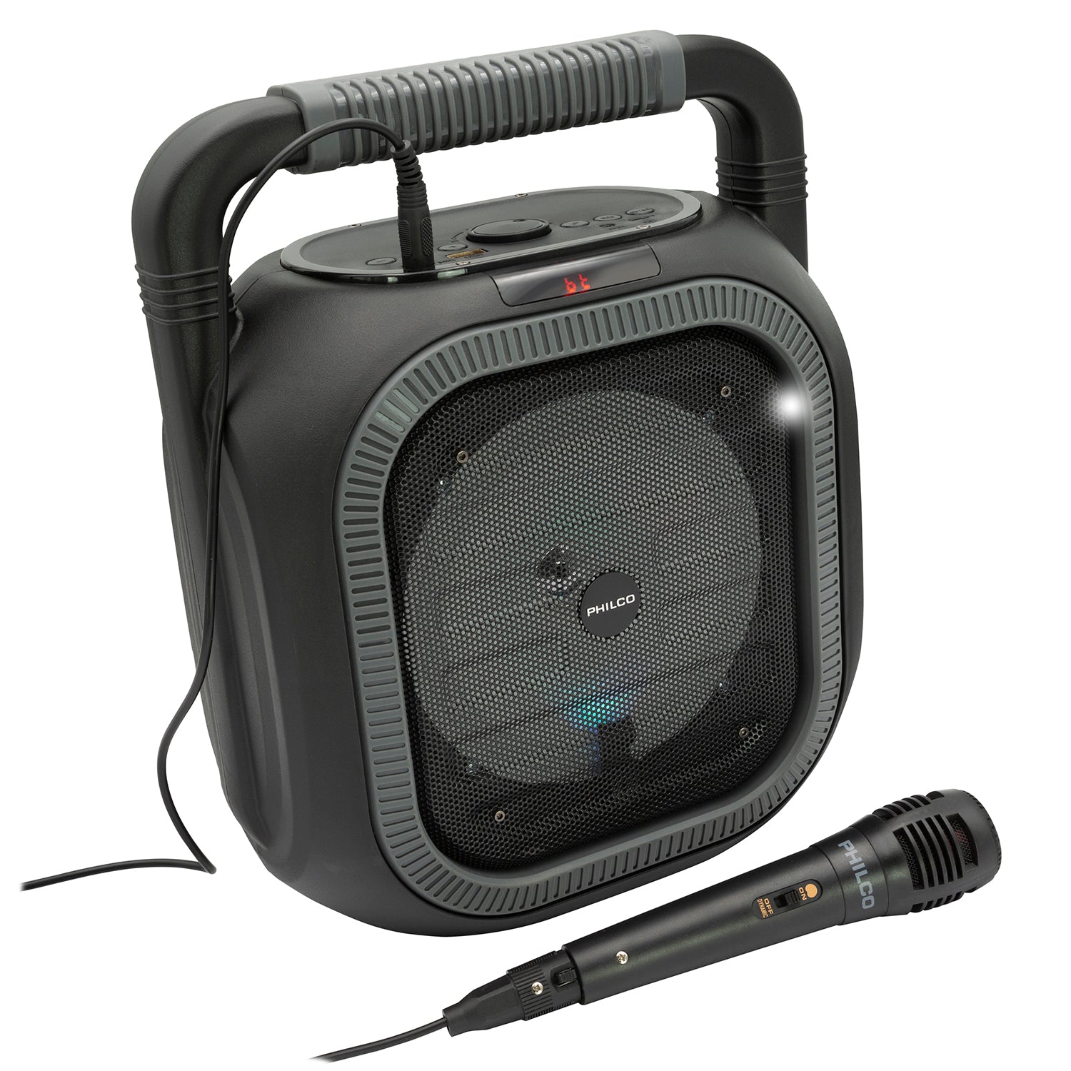 Parlante Karaoke RGB Bluetooth + Microfono + Radio FM 765GR