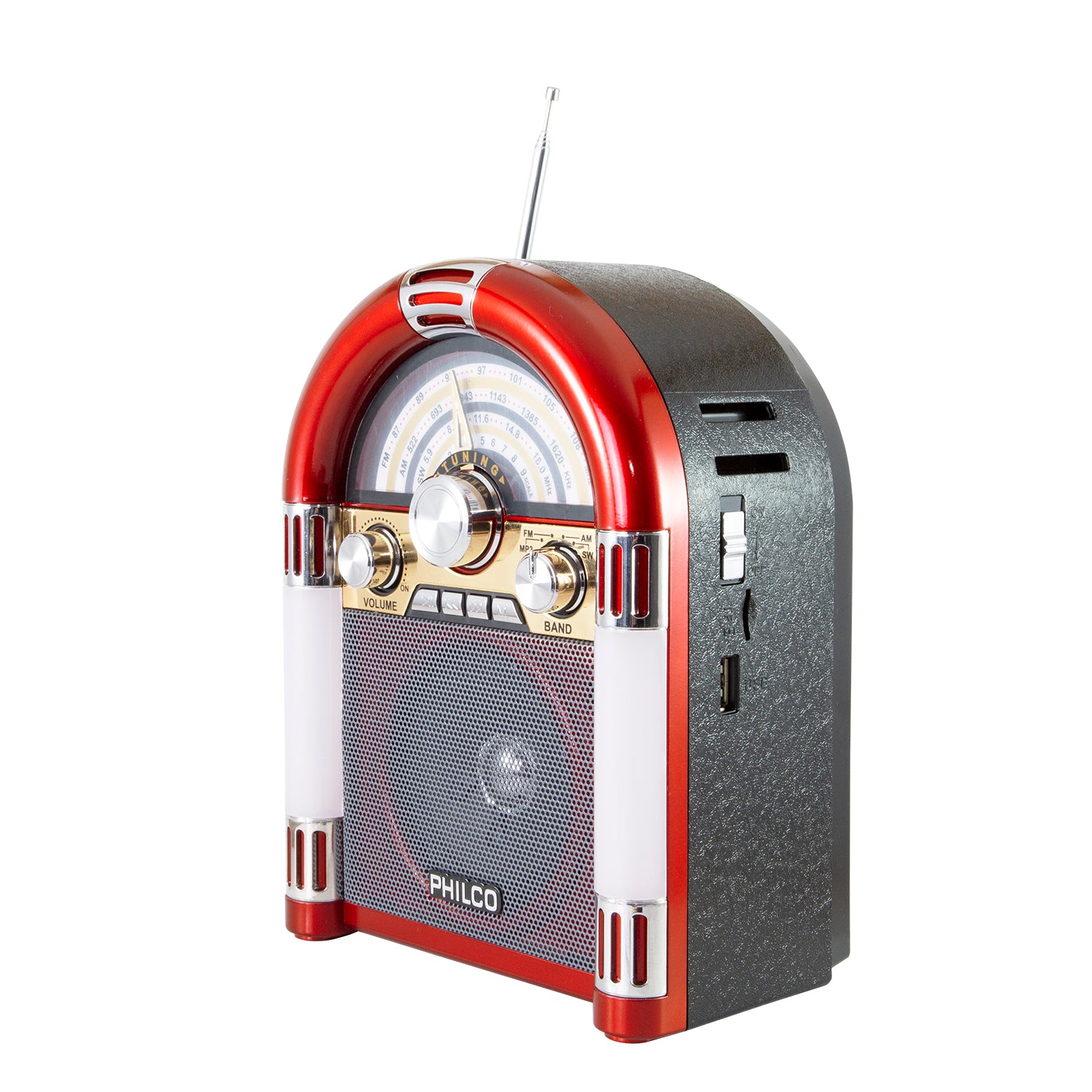 Radio Rockola Retro Iluminada Bluetooth/ Radio FM /SD VW-451