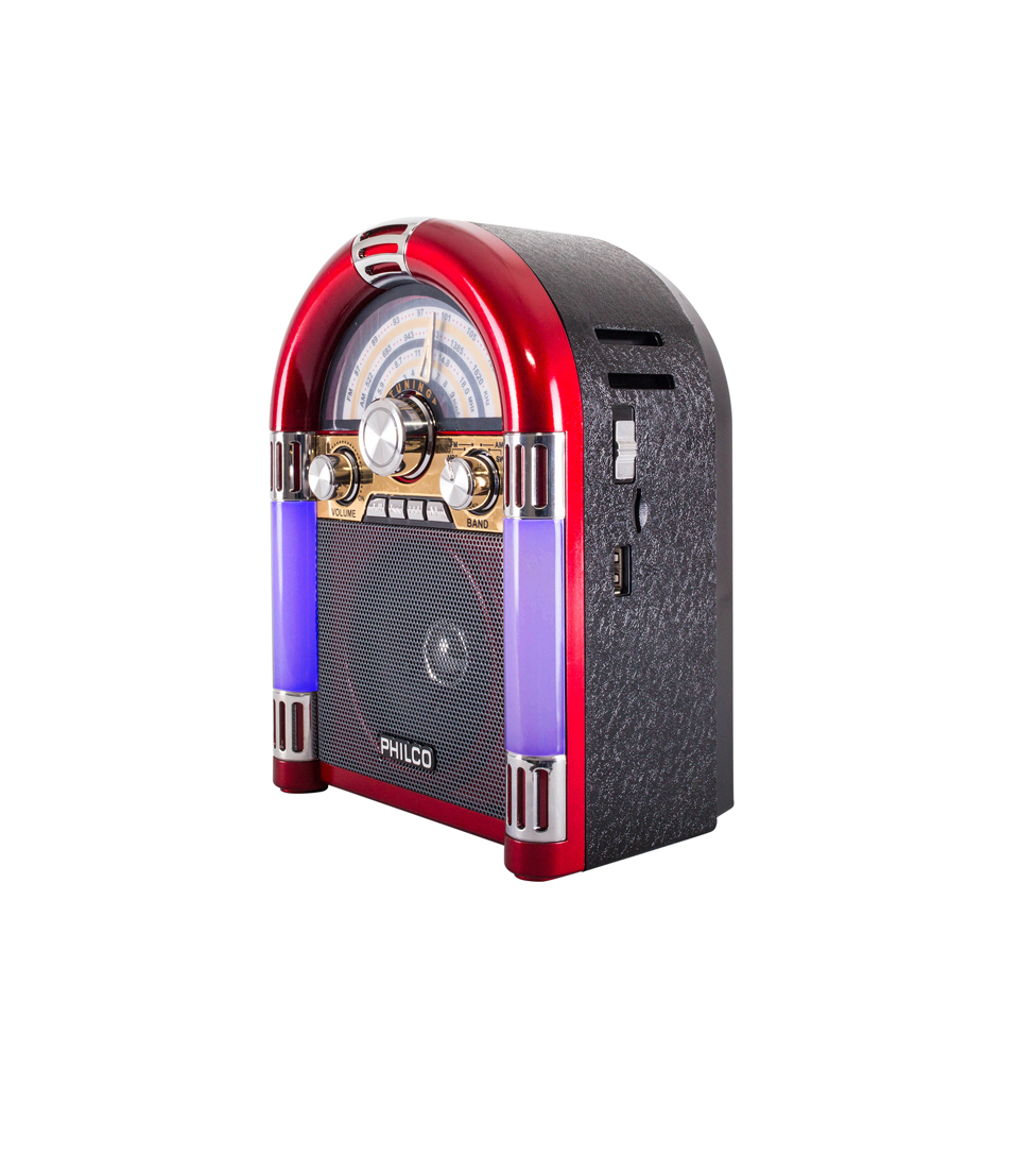 Radio Rockola Retro Iluminada Bluetooth/ Radio FM /SD VW-451