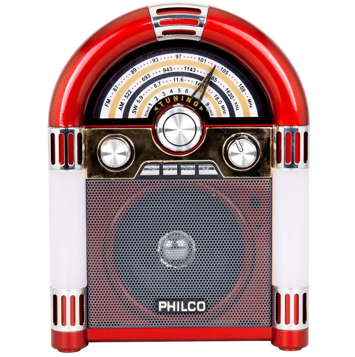 Radio Rockola Retro Iluminada Bluetooth/ Radio FM /SD VW-451
