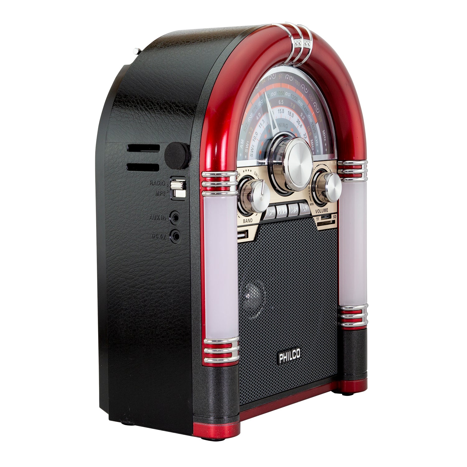 Radio Rockola XL Bluetooth Retro Iluminada + AM/FM SD VW-452