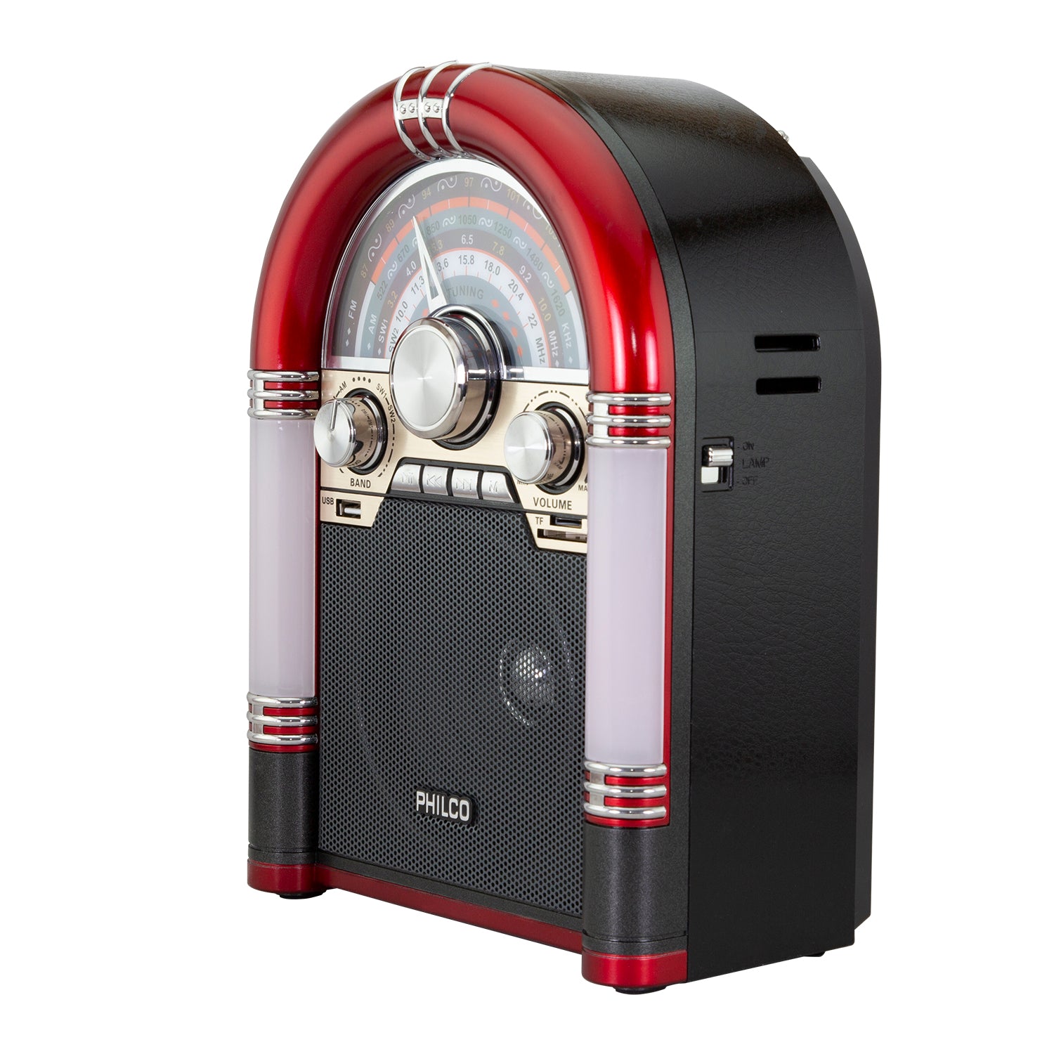 Radio Rockola XL Bluetooth Retro Iluminada + AM/FM SD VW-452