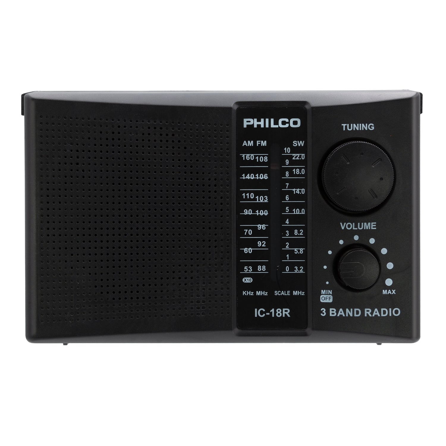Radio AM / FM Multibandas Recargable a Pilas y Corriente 18R