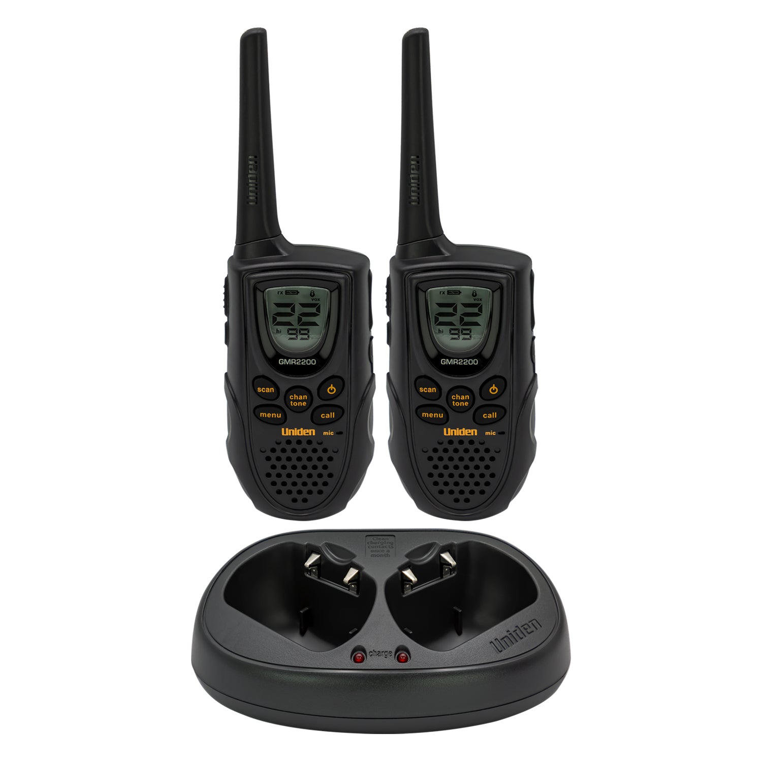 Kit Radiotransmisores Walkie Talkie Uniden 22 KM GMR2200-2CK