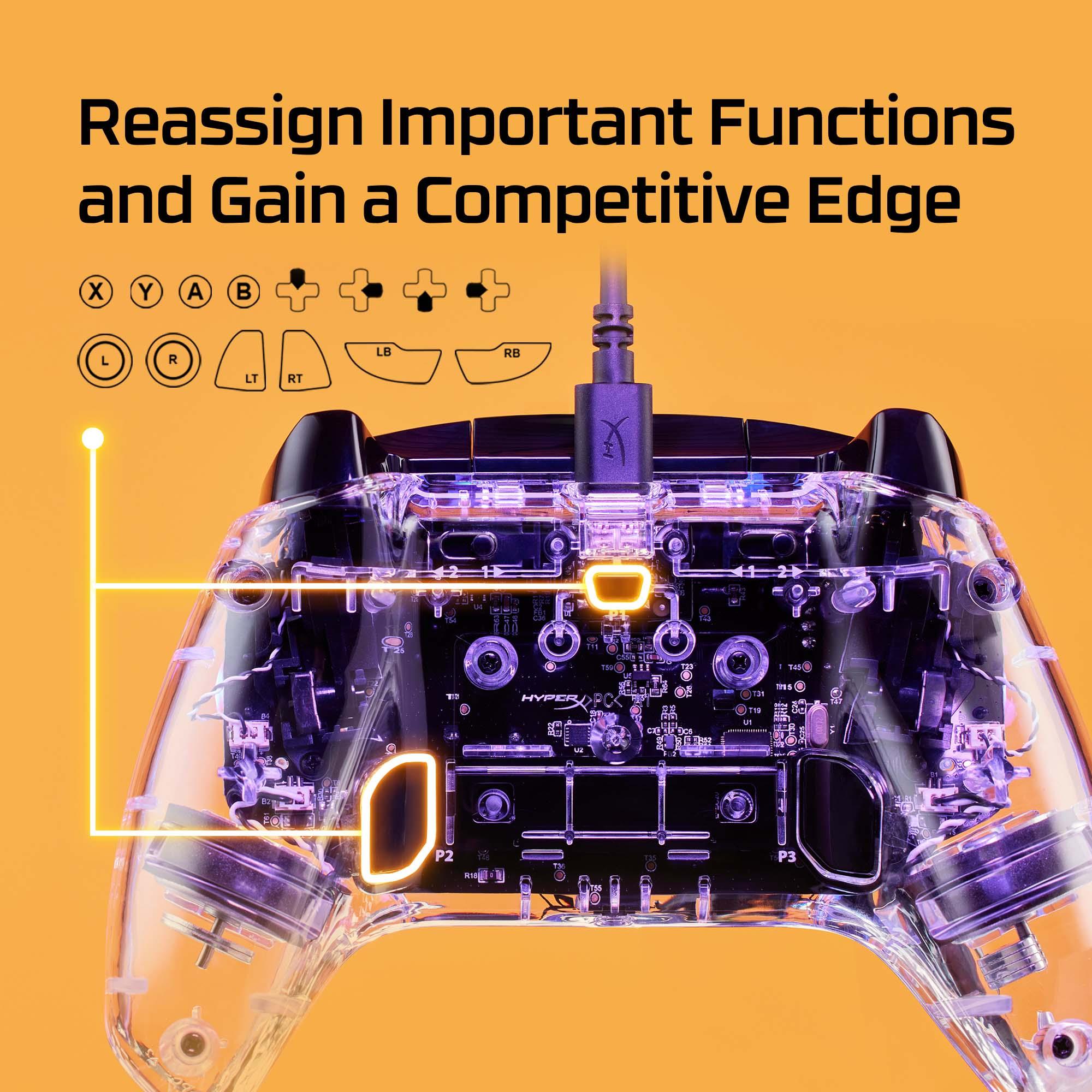 Gamepad Wired HyperX Clutch Gladiate RGB Multiplataformas