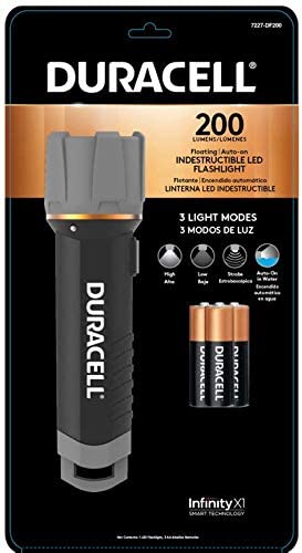 Linterna Duracell Flotac Infinity X1 de 200 Lumenes LED IPX4