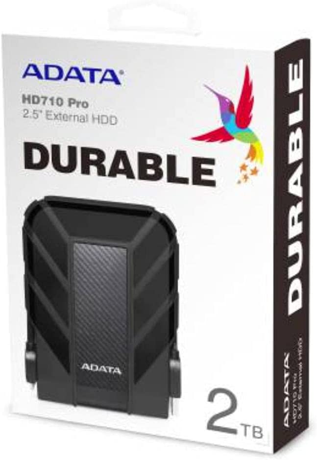 Disco Externo Adata 2Tb AntiGolpes/Agua/Polvo HD710PRO Black