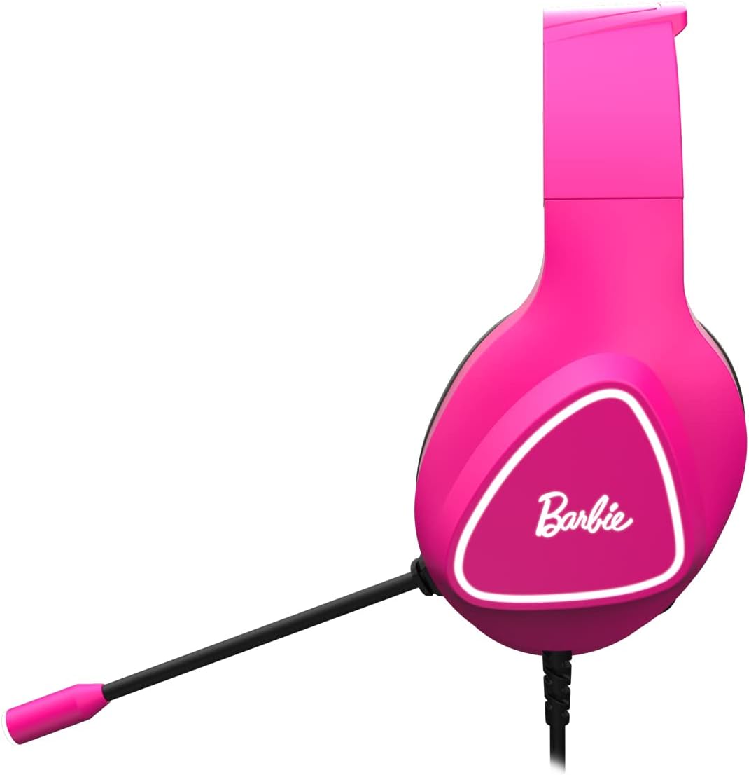 Audífonos Gamer de Barbie Rosados KROM KHALI Multiplataforma