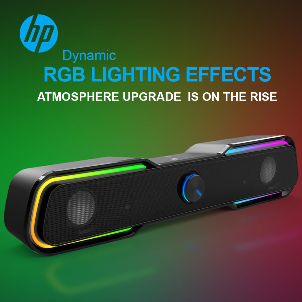 Barra de Sonido HP 6W RGB DHE-6002 Touch Lightning