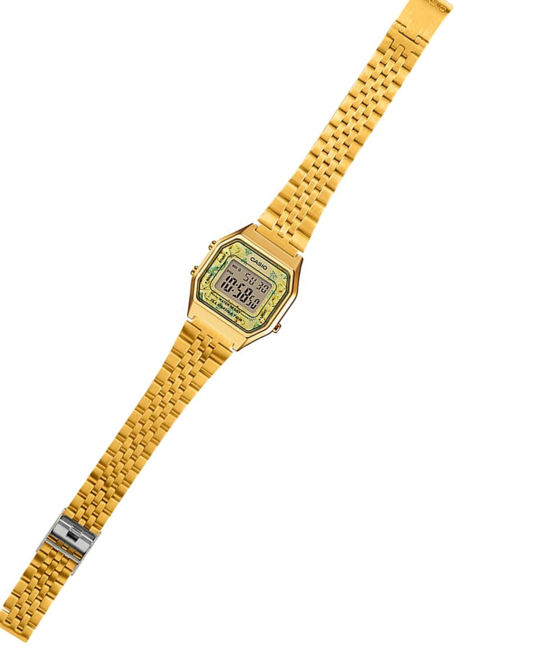 Reloj de Mujer Casio Gold Flowers La680Wga-9Cdf