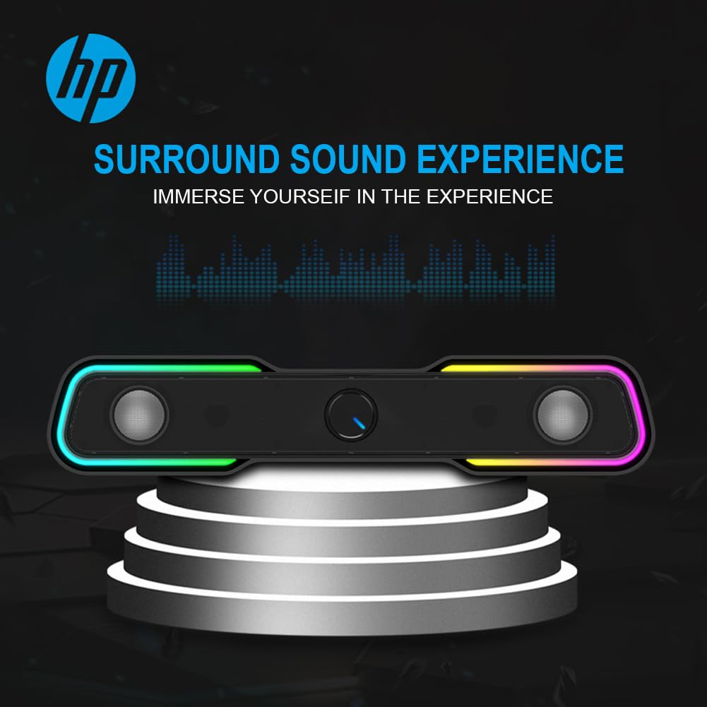 Barra de Sonido HP 6W RGB DHE-6002 Touch Lightning