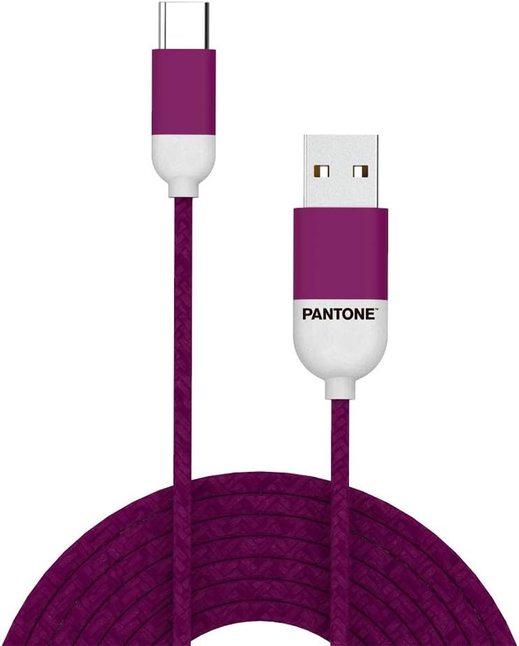 Cable De Datos Type-C Reforzado 1M Pantone Android Auto Mora