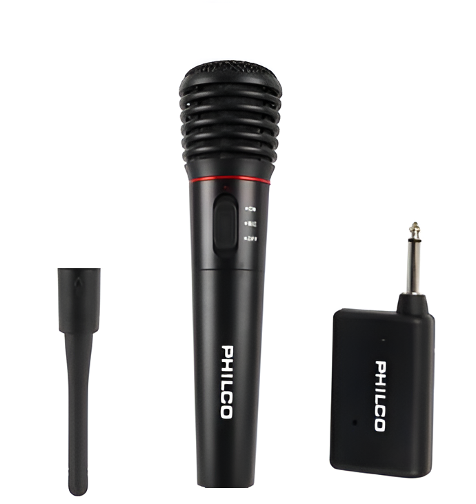 Micrófono Inalámbrico VHF Multipropósito HIFI Philco WM308