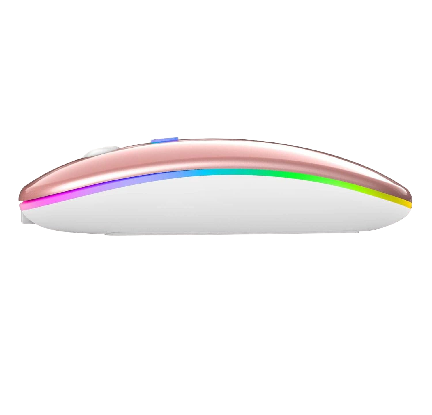 Mouse Dual Inalámbrico Rosado Recargable Bluetooth + USB 2G