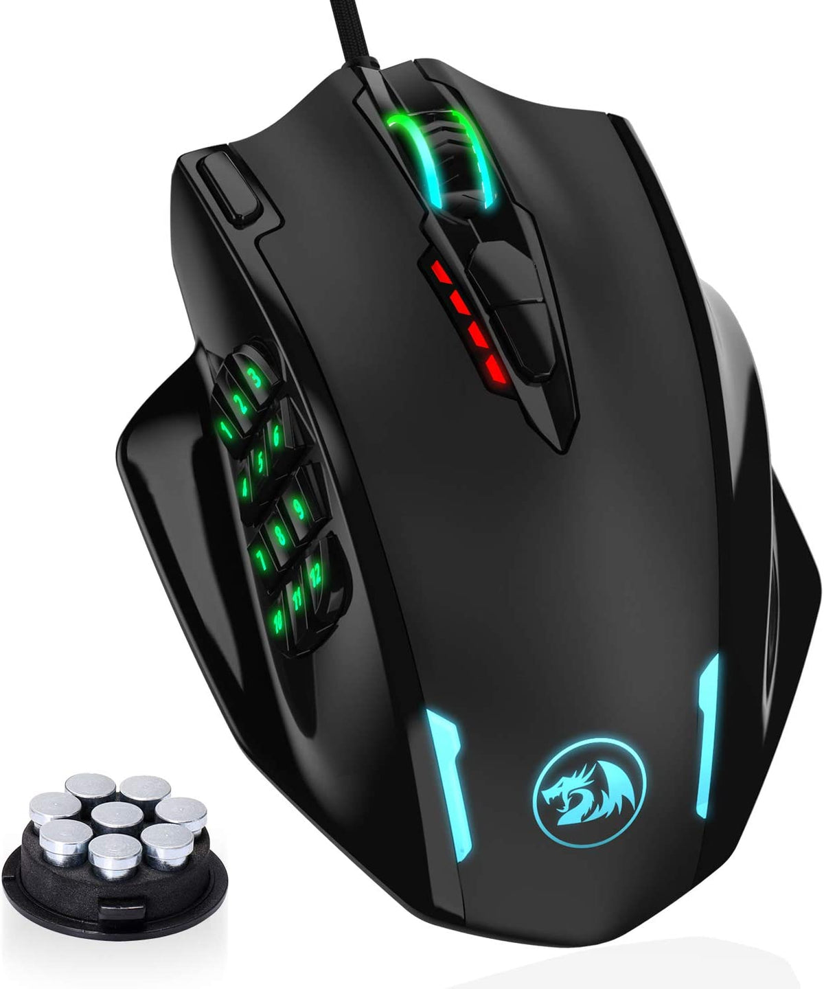 Mouse Gamer Redragon Impact Ergonomic 20 Botones