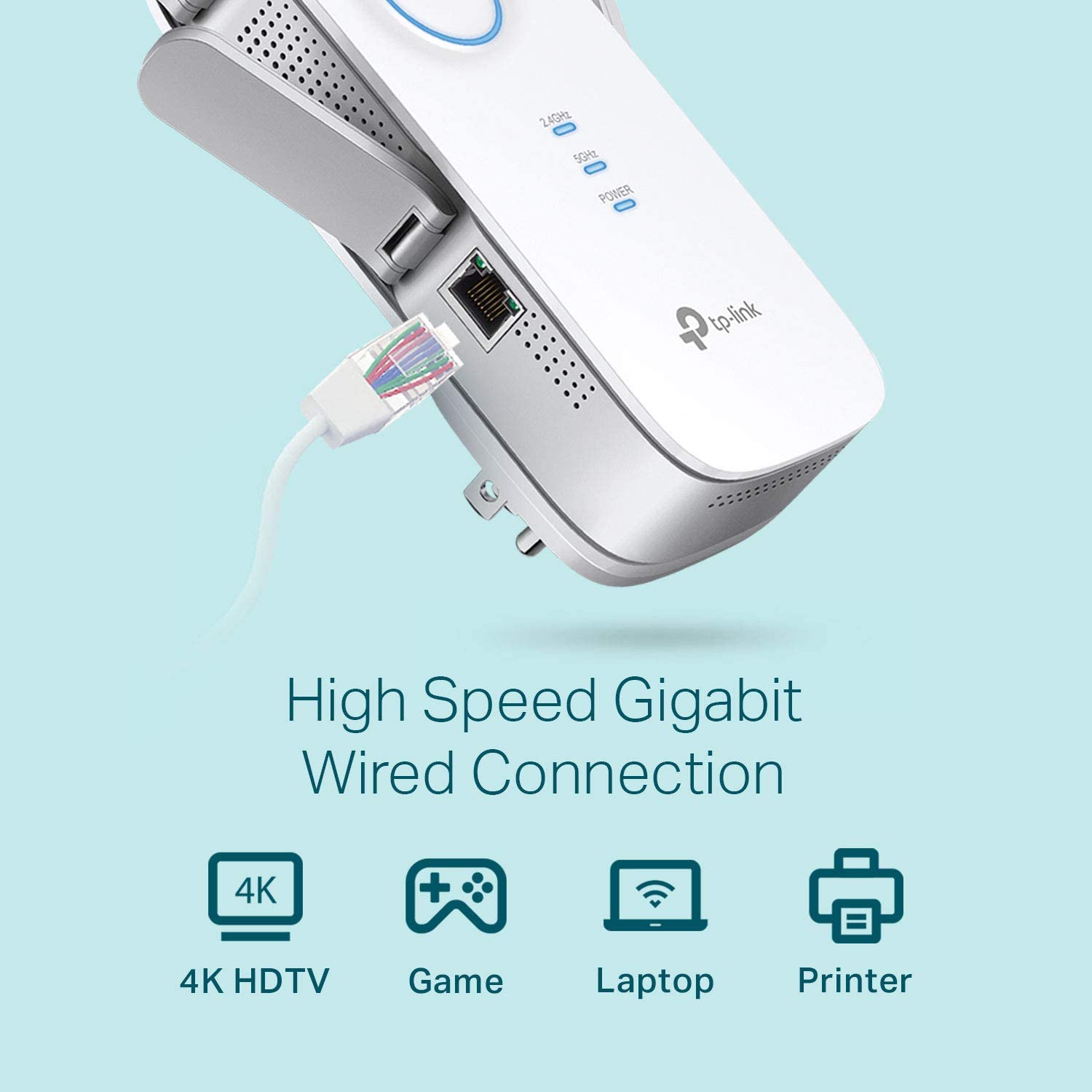 Extensor WIFI TP-LINK RE650 2533Mbps High Speed LAN GIGABYTE