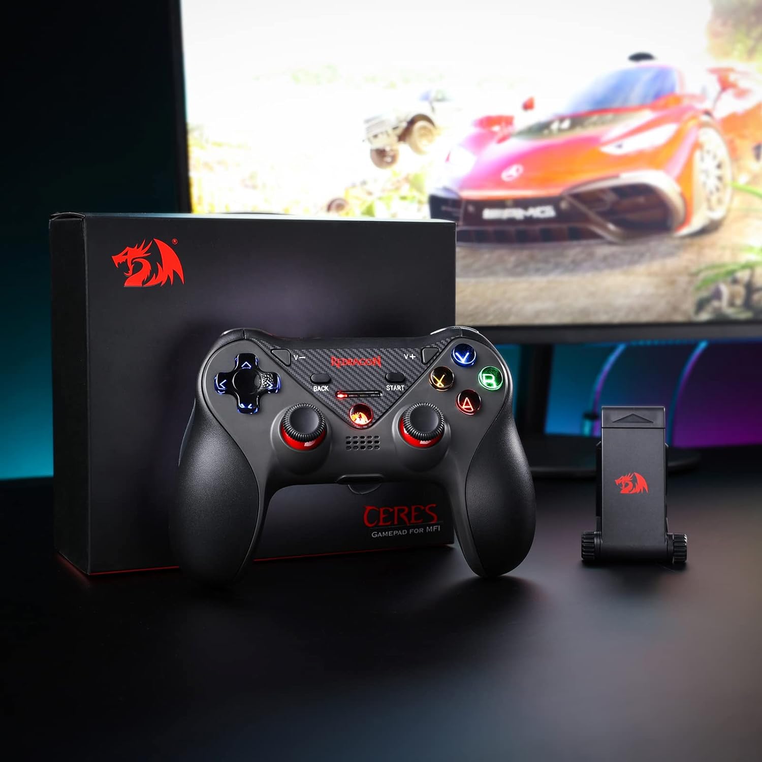 Gamepad Inalámbrico Redragon G812 Bluetooth Multiplataformas
