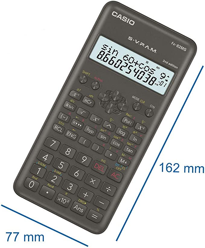 Calculadora Científica Casio Fx-82MS Vers. II 240 Funciones
