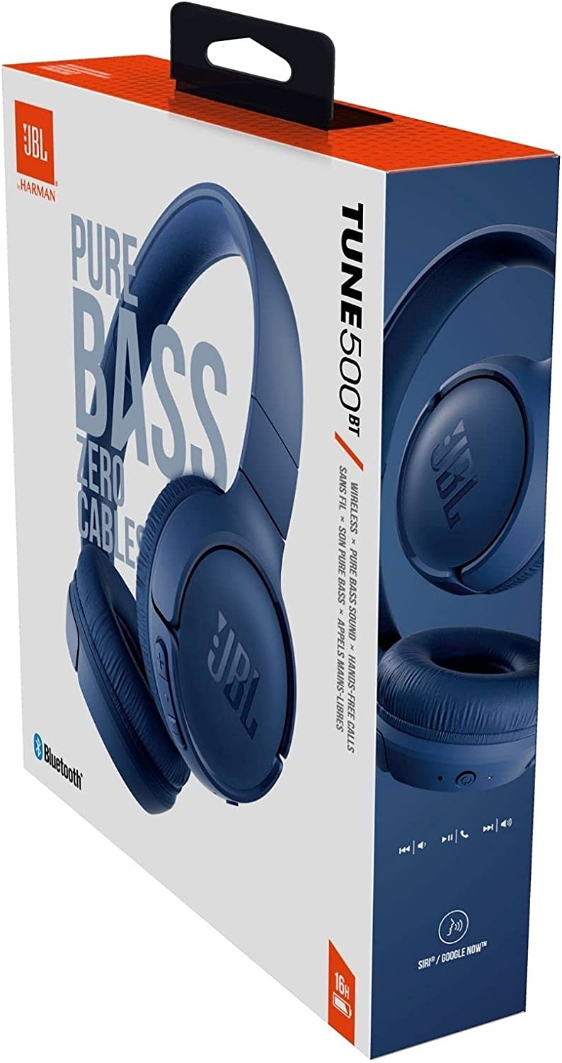 Audifono JBL T500BT Bluetooth Azul 16 Horas de Música