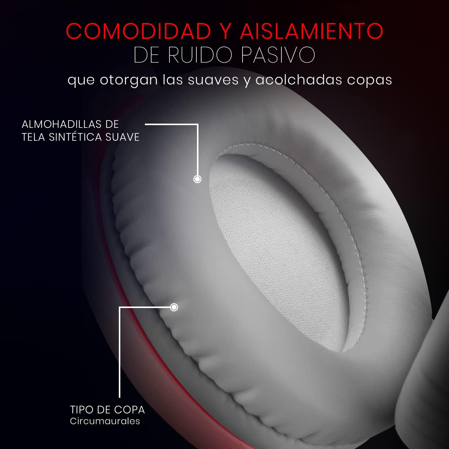 Audífonos Gamer Rosados Multiplataforma Redragon Hylas H260P