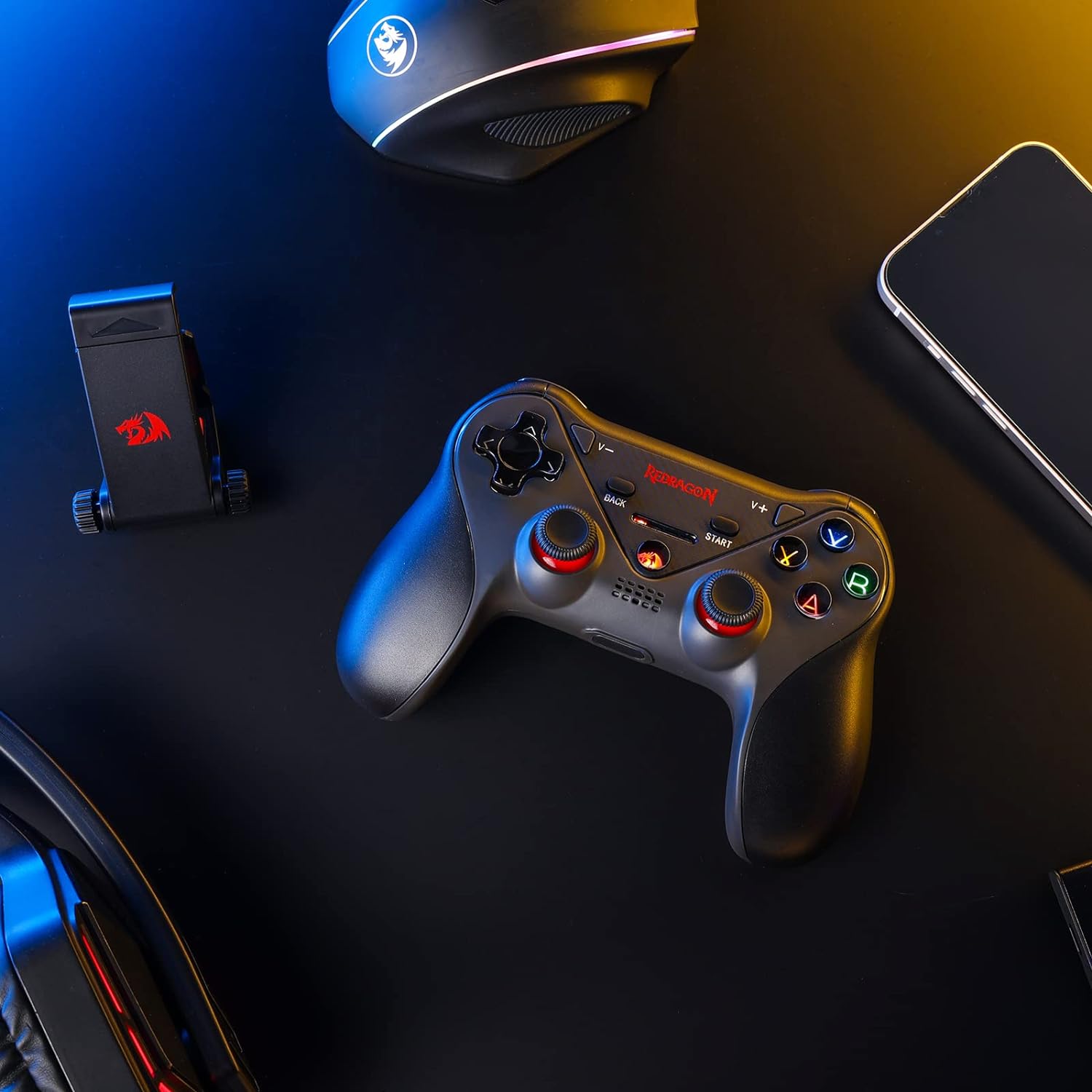 Gamepad Inalámbrico Redragon G812 Bluetooth Multiplataformas