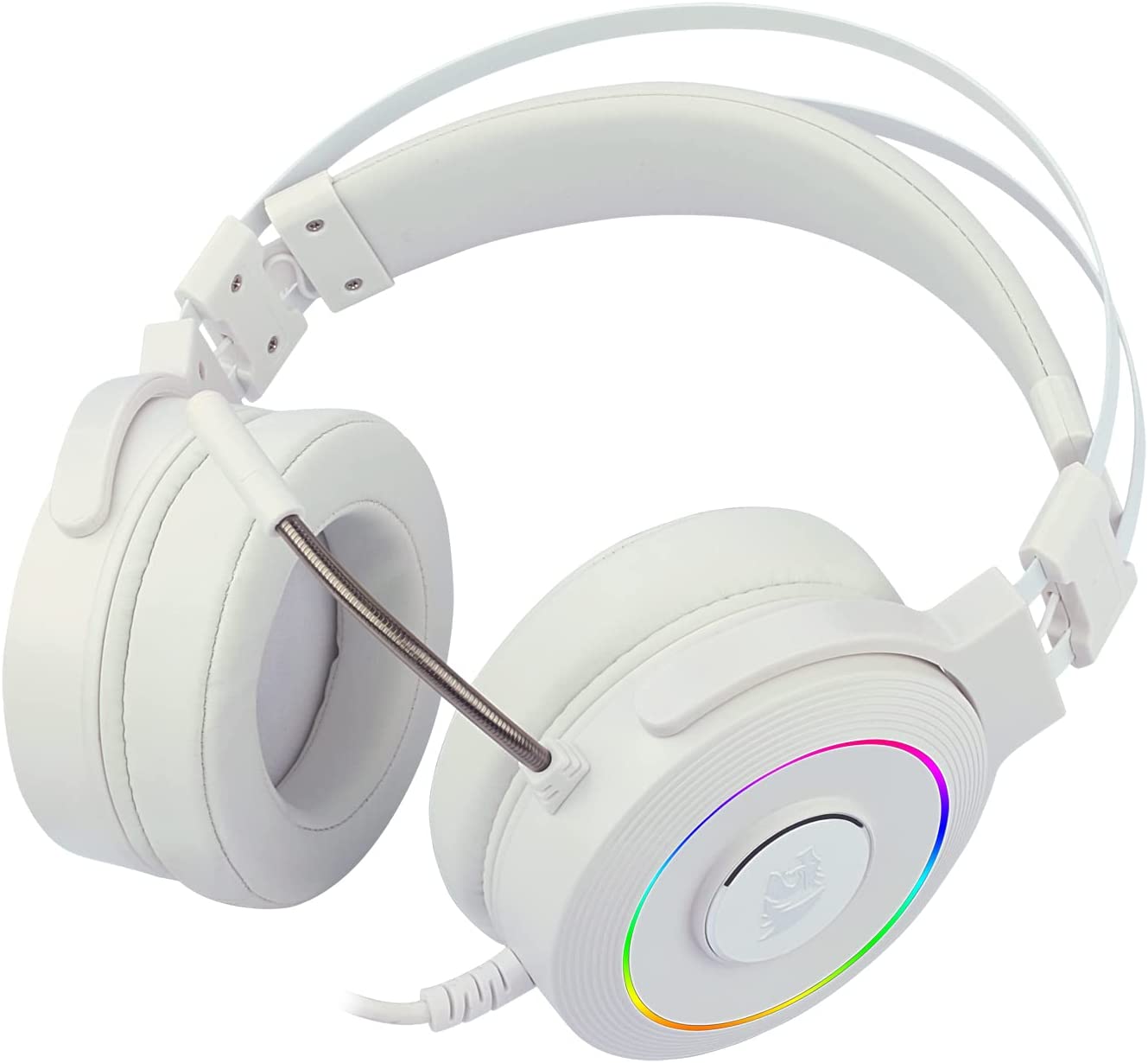 Audifonos USB Redragon Lamia White Audio 7.1 Con Soporte